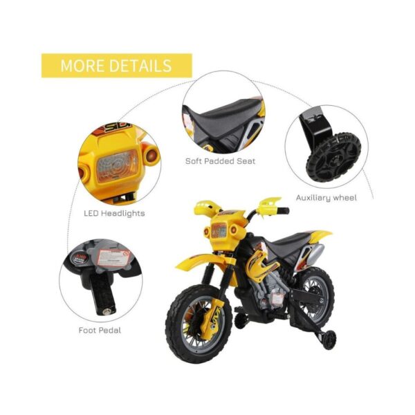 6v 4Ah CHILDREN MOTORBIKE MOTOCROSS YJ137 KOUREAS TOYS