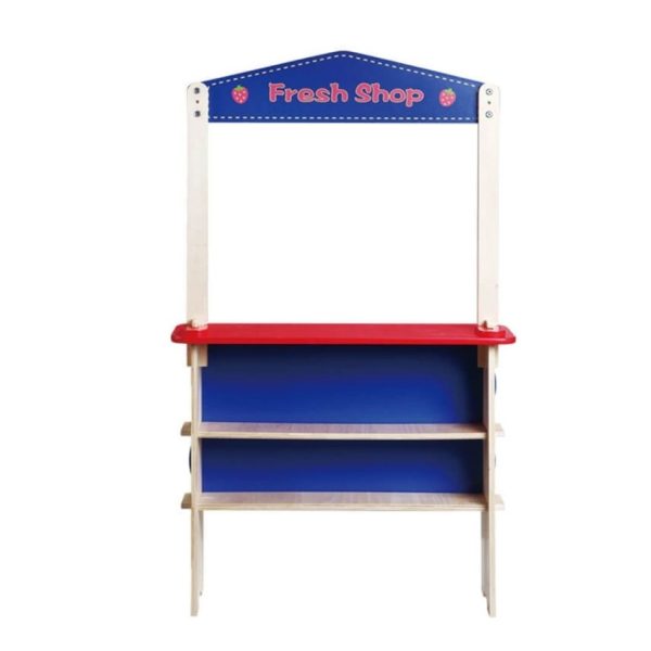 PHOOHI SAWT608-1 WOODEN PUPPET THEATRE & FRUIT SHOP KOUREAS TOYS