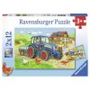 RAVENSBURGER 07616 2X12 Pcs PUZZLE TRACTOR