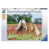 RAVENSBURGER PUZZLE 500 Pcs HORSE IN THE MEADOW 14831