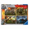 RAVENSBURGER 06976 4X100 Pcs PUZZLE JURASSIC WORDL