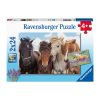RAVENSBURGER PUZZLE 2x24 Pcs HORSES 05148