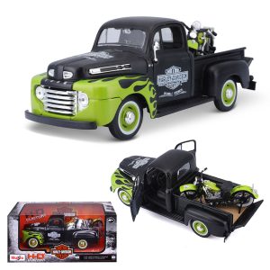 MAISTO 32171 1:24 1948 HARLEY - DAVIDSON FORD F-1 1:24 H-D1948 FL PANHEAD KOUREAS TOYS