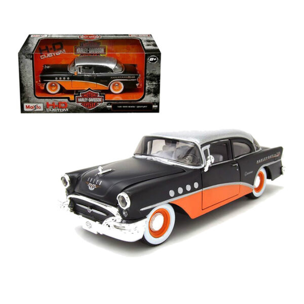 MAISTO 32197 1:26 1955 HARLEY DAVIDSON BUICK CENTURY KOUREAS TOYS