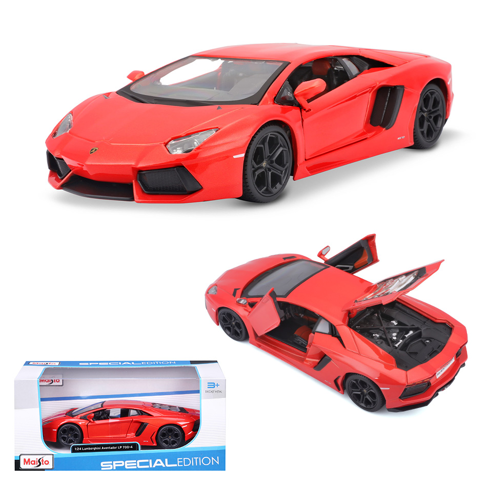 MAISTO 31210 1:24 LAMBORGHINI AVENTADOR LP 700-4 RED KOUREAS TOYS