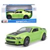 MAISTO 31506 1:27 2014 FORD MUSTANG STREET RACER (WHITE/ GREEN)