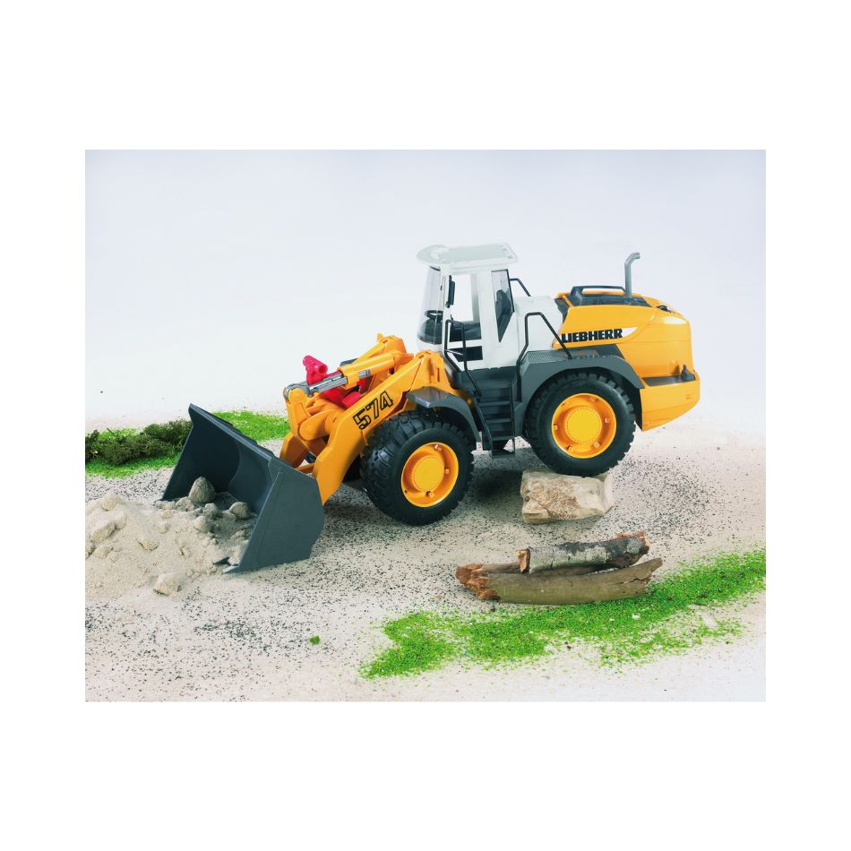 BRUDER 02430 LIEBHER ARICULATED ROAD LOADER L574 KOUREAS TOYS
