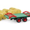 BRUDER 02220 BALE TRANSPORT TRAILER WITH 8 ROUND BALES - Image 2