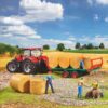 BRUDER 02220 BALE TRANSPORT TRAILER WITH 8 ROUND BALES - Image 5