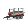 BRUDER 02213 TIMBER TRAILER WITH 3 TRUNKS KOUREAS TOYS