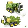 BRUDER 02032 JOHN DEERE C441R ROUND BALES PRESS