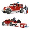 BRUDER 02528 JEEP WRANGLER UNLIMITED RUBICON FIRE DEPARTMENT