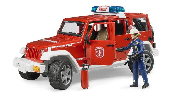 BRUDER 02528 JEEP WRANGLER UNLIMITED RUBICON FIRE DEPARTMENT - Image 5