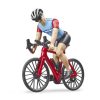 BRUDER 63110 BWORLD RACING BICYCLE WITH CYCLIST