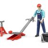 BRUDER 62100 FIGURE-SET GARAGE EQUIPMENT - Image 2