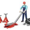 BRUDER 62100 FIGURE-SET GARAGE EQUIPMENT - Image 3
