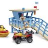 BRUDER 62780 BWORLD LIFEGUARD STATION WITH QUAD BIKE AND PERSONAL WATER CRAFT - Image 3