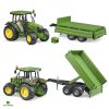 BRUDER 02108 JOHN DEERE 5115 M WITH TIPPING TRAILER