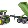 BRUDER 02108 JOHN DEERE 5115 M WITH TIPPING TRAILER - Image 3