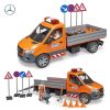 BRUDER 02677 MB SPRINTER MUNICIPAL VEHICLE INCLUDING LIGHT & SOUND MODULE, DRIVER AND ACCESSORIES