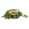 BRUDER 02033 KRONE BIG PACK 1290HDP VC WITH 2 BLOCK HAY BALES - Image 4