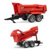 BRUDER 02225 KRAMPE TANDEM HALFPIPE TIPPING TRAILER