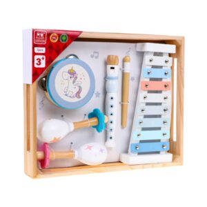 PHOOHI PH08F004 WOODEN MUSICAL INSTRUMENT SET - UNICORN KOUREAS TOYS