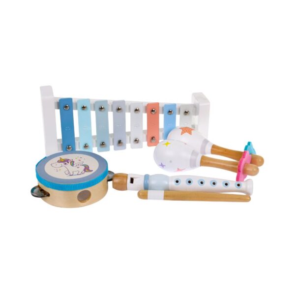 PHOOHI PH08F004 WOODEN MUSICAL INSTRUMENT SET - UNICORN KOUREAS TOYS