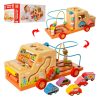 WOODEN MULTIFUNCTIONAL STUDYING CAR 565798