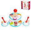 PHOOHI PH01B002 WOODEN BLUE DESSERT STAND - Image 3
