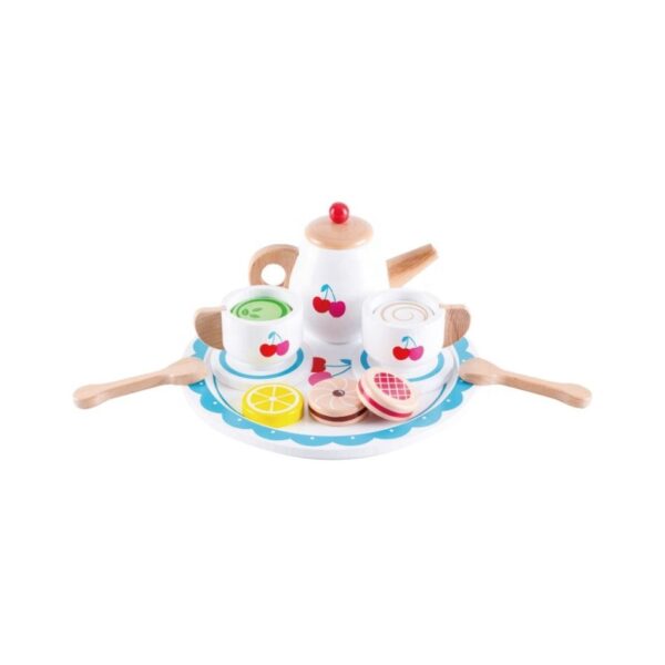 PHOOHI PH01A003 WOODEN CHERRY TEA SET KOUREAS TOYS