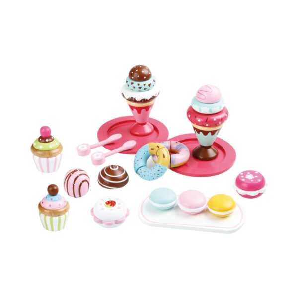 PHOOHI PH01D006 WOODEN CHILDREN'S ICE CREAM SET KOUREAS TOYS