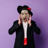 CARNIVAL LATEX FACE MASK 40209