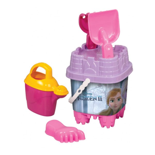 SMALL CASTLE BUCKET SET WITH WATERING CAN AND ACCESSORIES FROZEN
