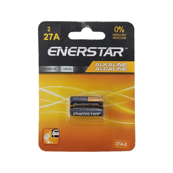 12V ALKALAINE ENERSTAR BATTERY (2 Pcs) LR27A