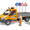 BRUDER 02677 MB SPRINTER MUNICIPAL VEHICLE INCLUDING LIGHT & SOUND MODULE, DRIVER AND ACCESSORIES - Image 3