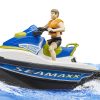 BRUDER 63151 PERSONAL WATER CRAFT INCLUDING RIDER - Image 2