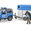 BRUDER 02588 LAND ROVER DEFENDER POLICE & MOUNTED POLICE OFFICER - Image 3