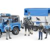 BRUDER 02588 LAND ROVER DEFENDER POLICE & MOUNTED POLICE OFFICER - Image 2