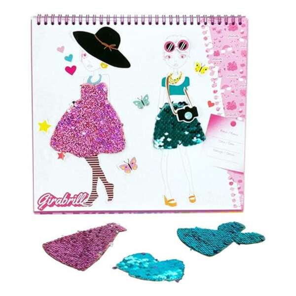 NICE 02589 GIRABRILLA FASHION SKETCHBOOK KOUREAS TOYS