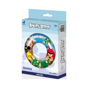 BESTWAY 96103 ANGRY BIRDS SWIM RING 91cm KOUREAS TOYS