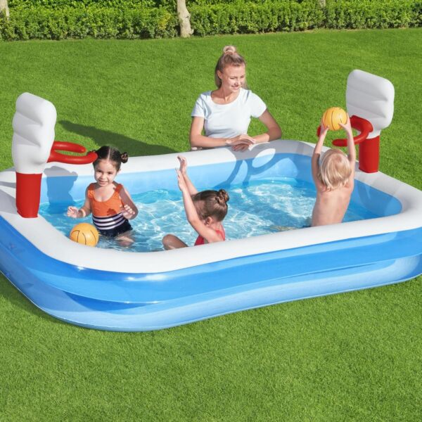 BESTWAY® 54122 FAMILY POOL BASKETBALL, SQUARE KOUREAS TOYS