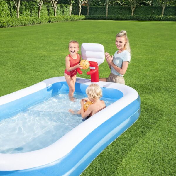 BESTWAY® 54122 FAMILY POOL BASKETBALL, SQUARE KOUREAS TOYS