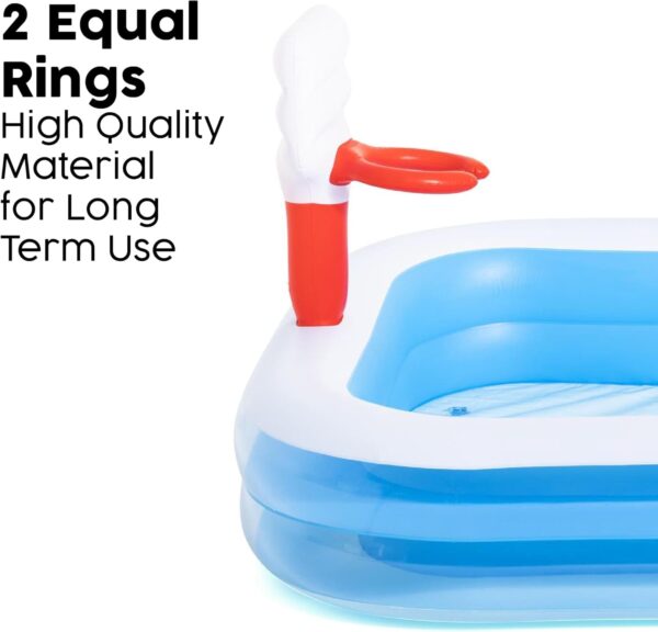 BESTWAY® 54122 FAMILY POOL BASKETBALL, SQUARE KOUREAS TOYS