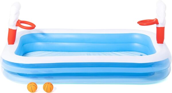 BESTWAY® 54122 FAMILY POOL BASKETBALL, SQUARE KOUREAS TOYS