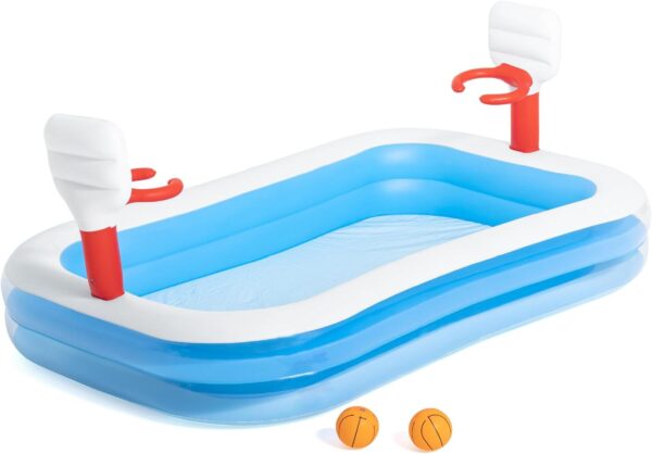 BESTWAY® 54122 FAMILY POOL BASKETBALL, SQUARE KOUREAS TOYS