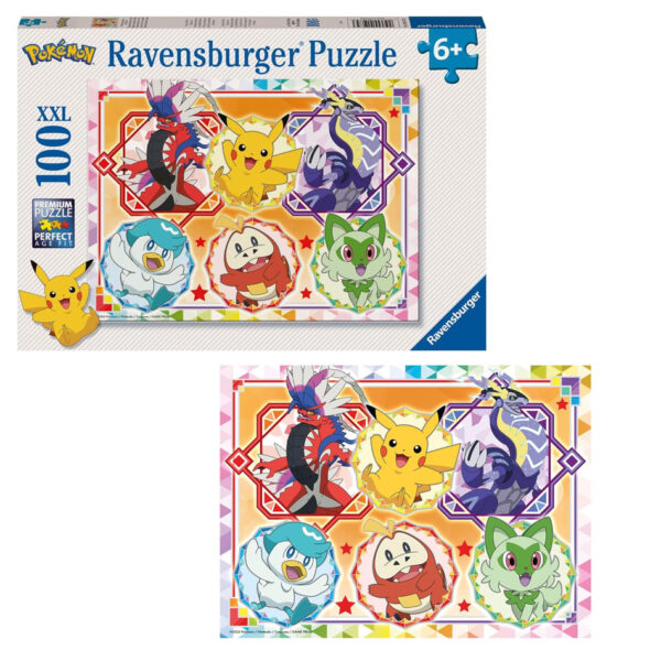 RAVENSBURGER 01075 100XXL Pcs PUZZLE POKEMON KOUREAS TOYS