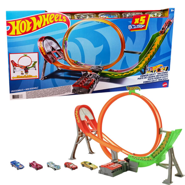 BRAND FCF18 HOT WHEELS POWER SHIFT RACEWAY KOUREAS TOYS