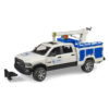 BRUDER 02509 RAM 2500 SERVICE TRUCK WITH ROTATING BEACON LIGHT