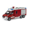 BRUDER 02680 MB SPRINTER FIRE SERVICE RESCUE VEHICLE WITH LIGHT AND SOUND MODULE